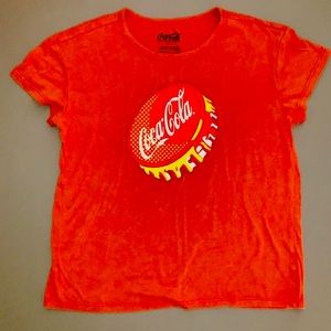 Coca Cola Classic Vintage Style Red Coke Bottle Cap T Shirt